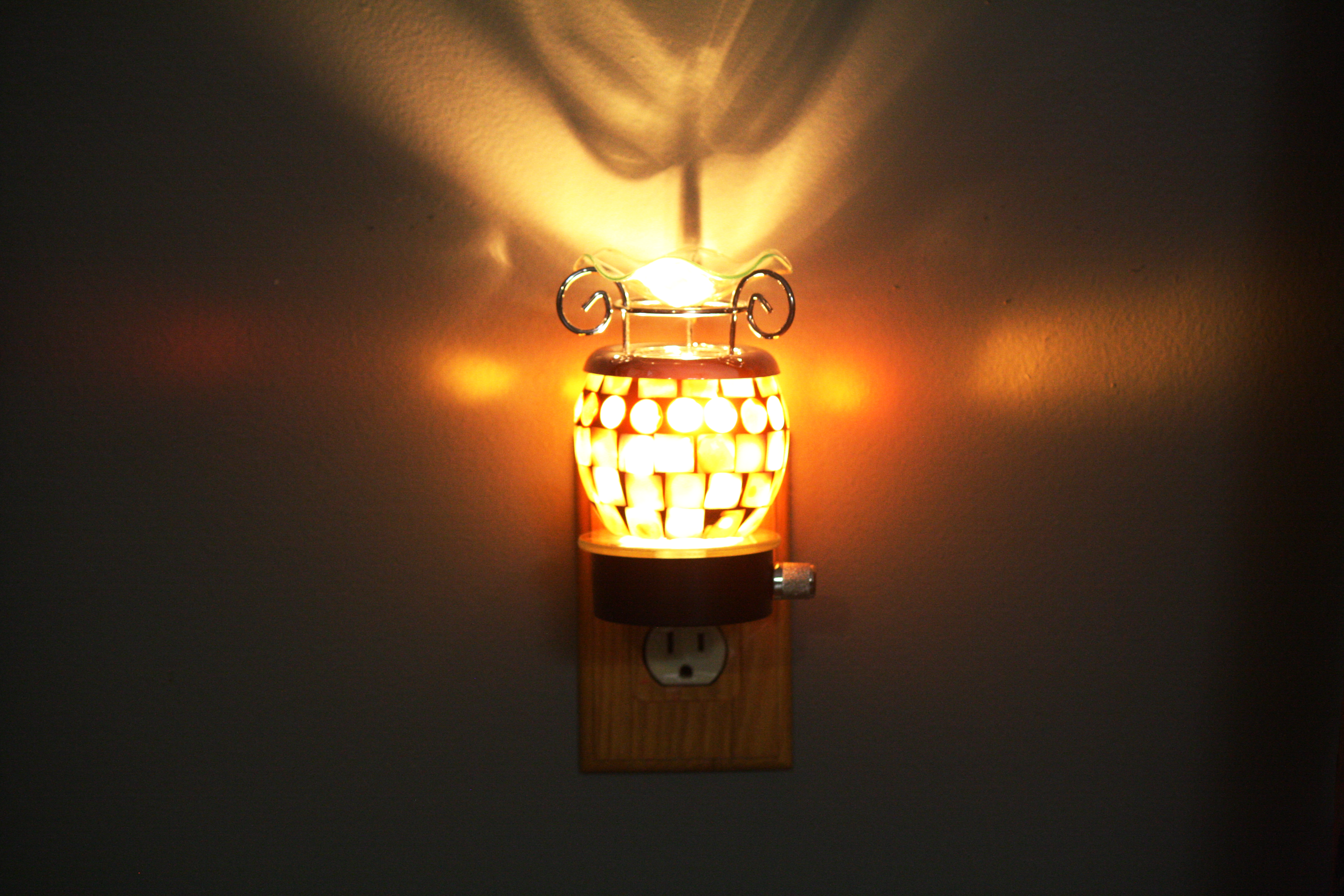 plug in candle lamp