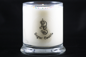 sugar cookie scented soy wax candle